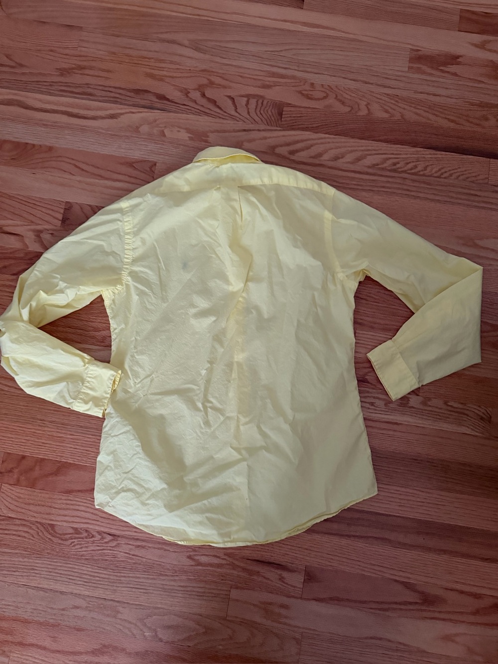 Ralph Lauren Men’s Custom Fit Bright Yellow Button-Down Shirt Size M - Picture 2 of 5